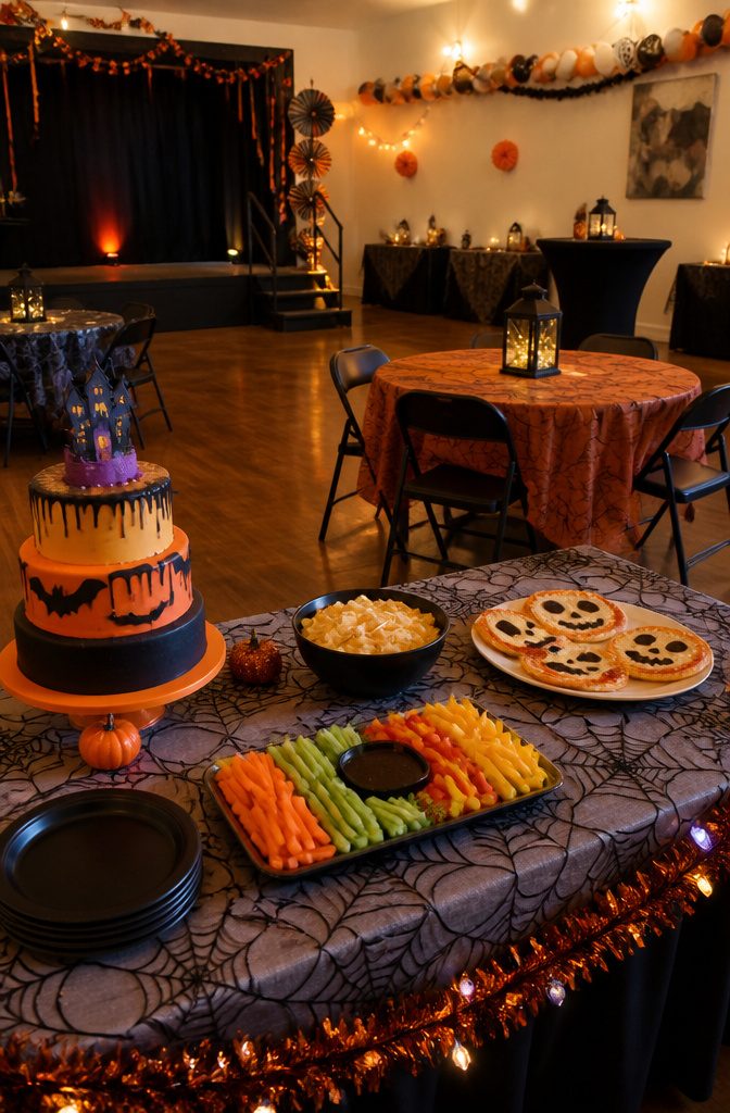 Guests in costumes representing various favorite characters at a lively party.